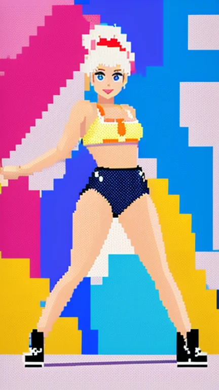 Miley Cyrus, pop music video, full body,...