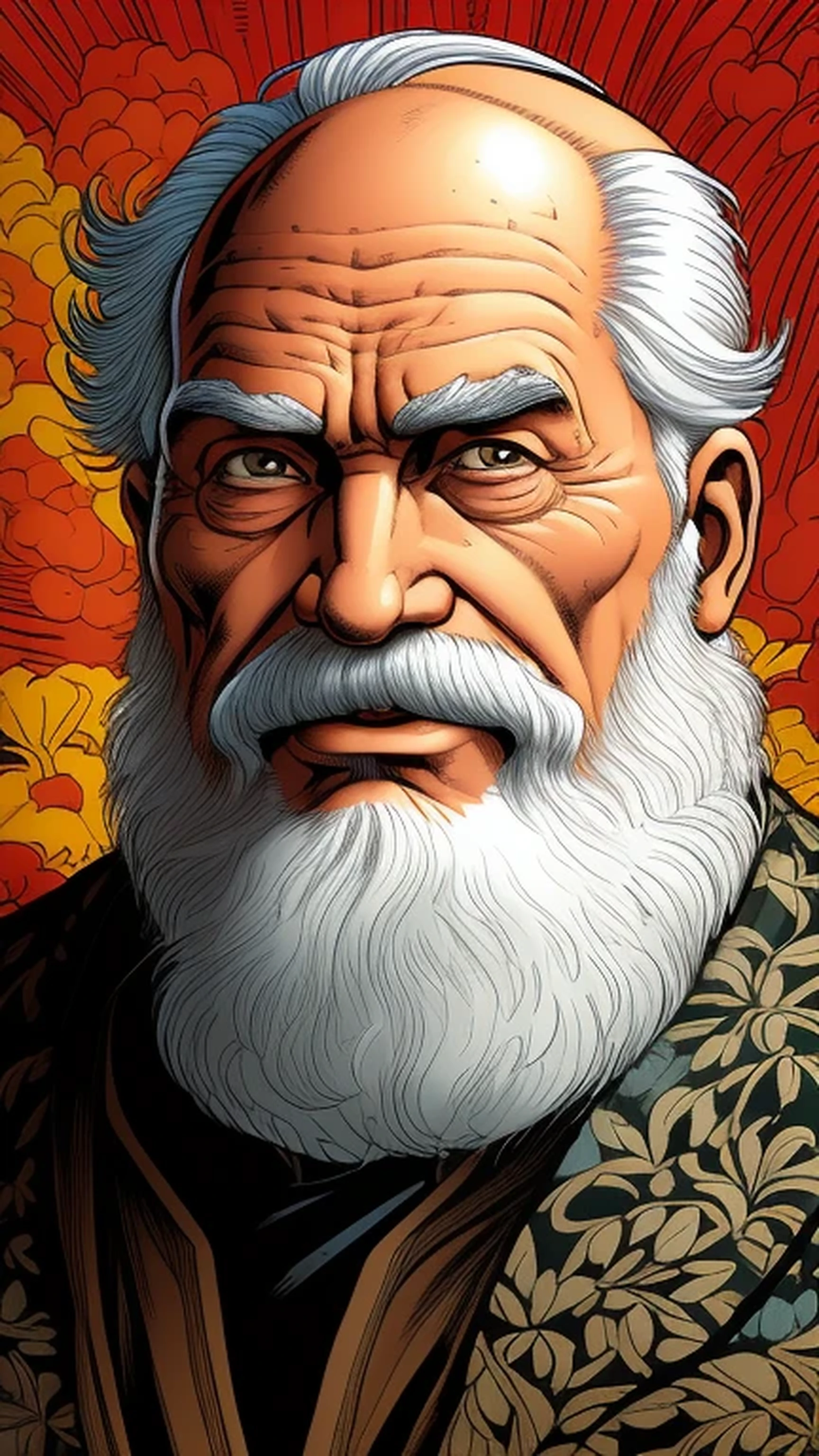 Old man's portrait