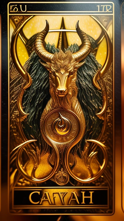 in the Tarot deck of cards CAPRICORN is ...