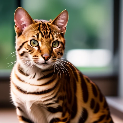 Bengal cat: Known for their wild appeara...