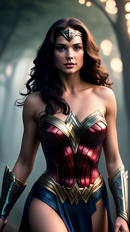 Wonder woman in sexy dress