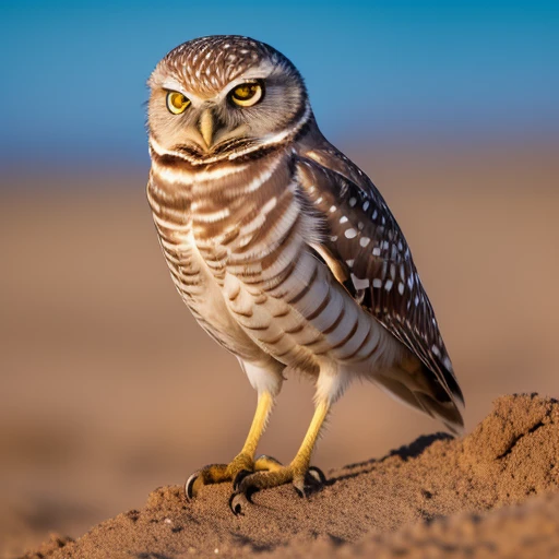 Burrowing Owl (Athene cunicularia) - A s...