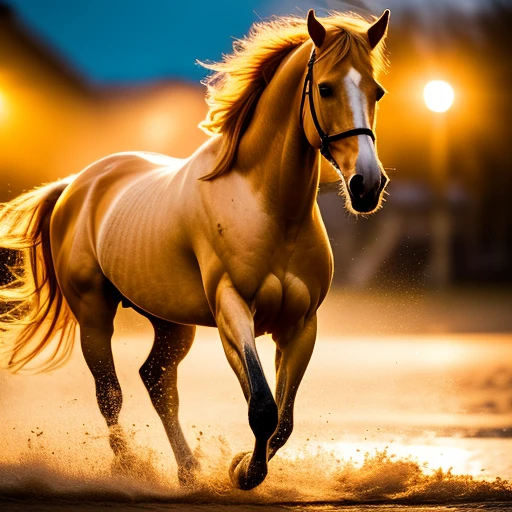 golden palimino mare horse