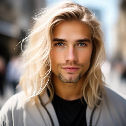 random blonde man