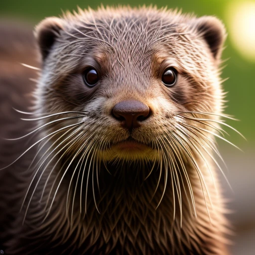 Animals - Otter,  ((detailed face)), ((d...