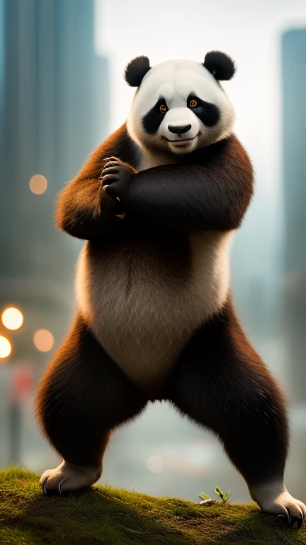Kungfu panda studying cybersecurity