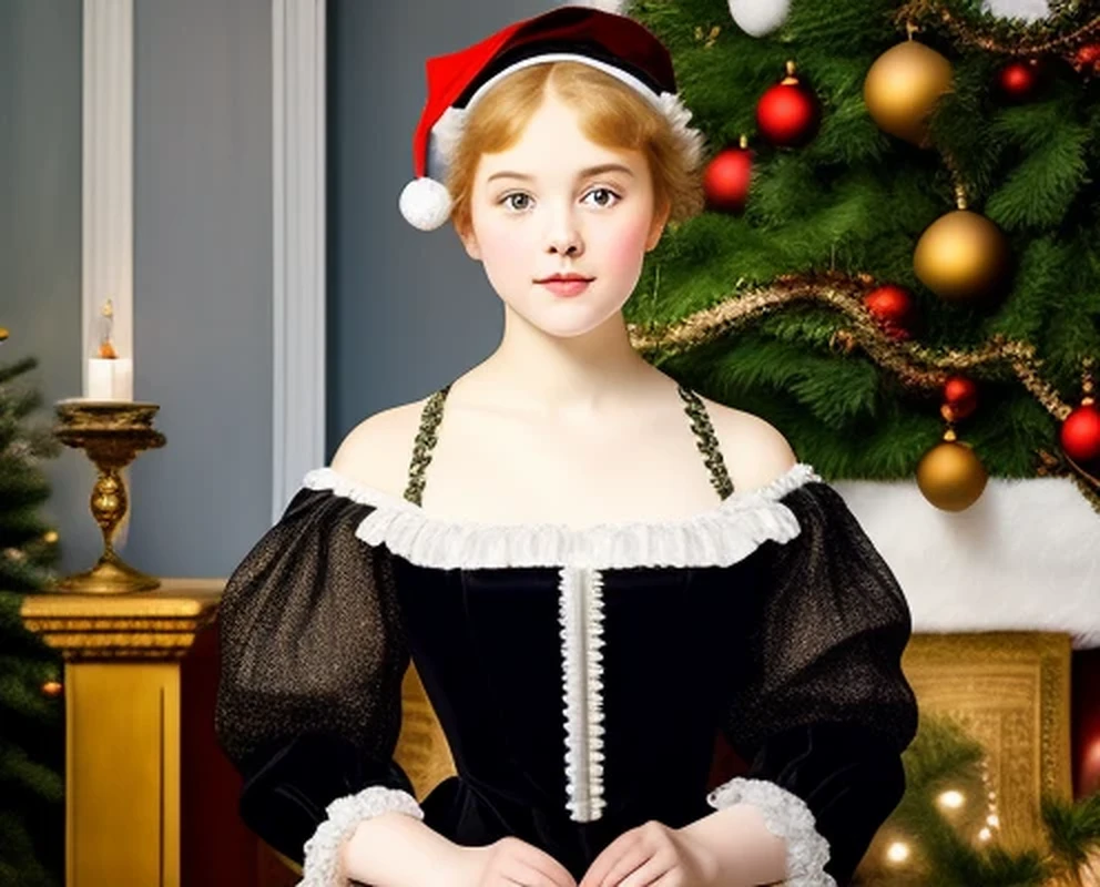 Christmas. Édouard Manet style.