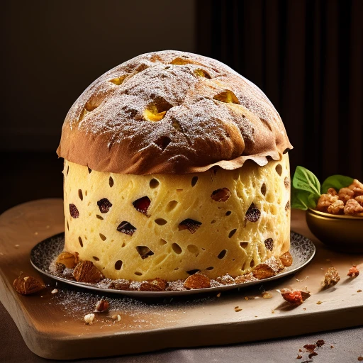 panettone with arms and legs