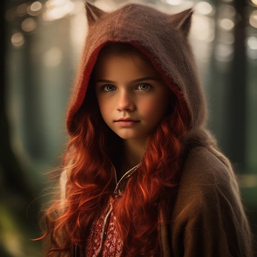 Little redhood and the wolf
