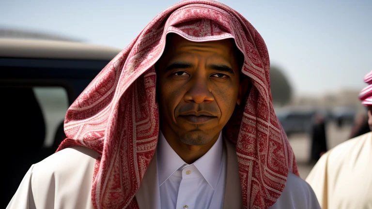 president Obama dressed like an Arab wit...