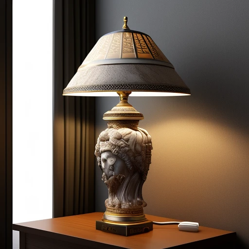 Table lamp roman ultra realistic