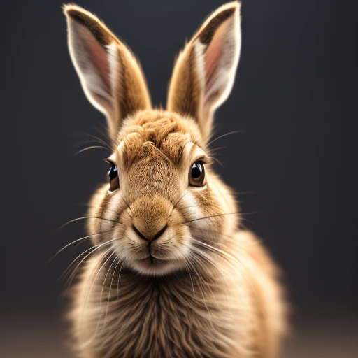 Animals - Hare,  ((detailed face)), ((de...