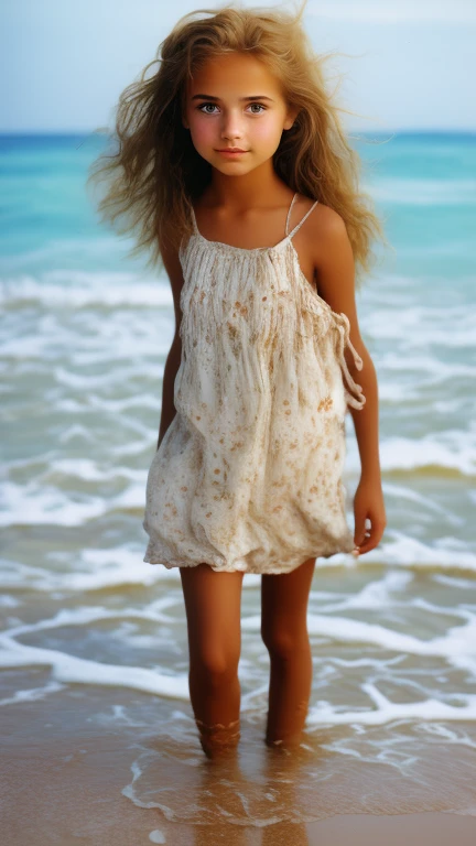 young girl on the beach