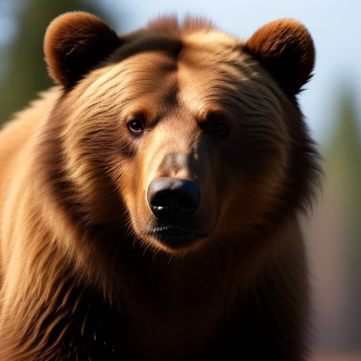 Animals - Brown Bear, ((detailed face)),...