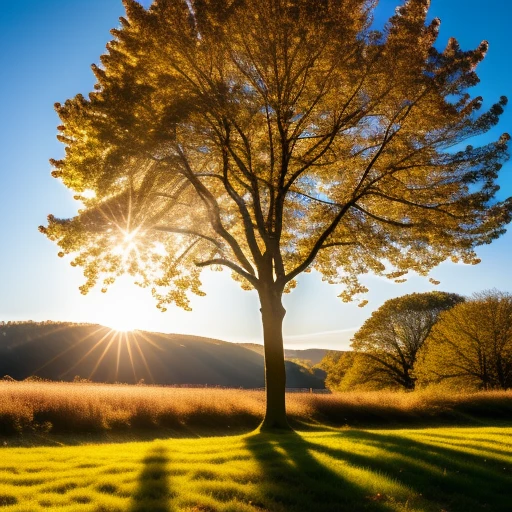sunny tree