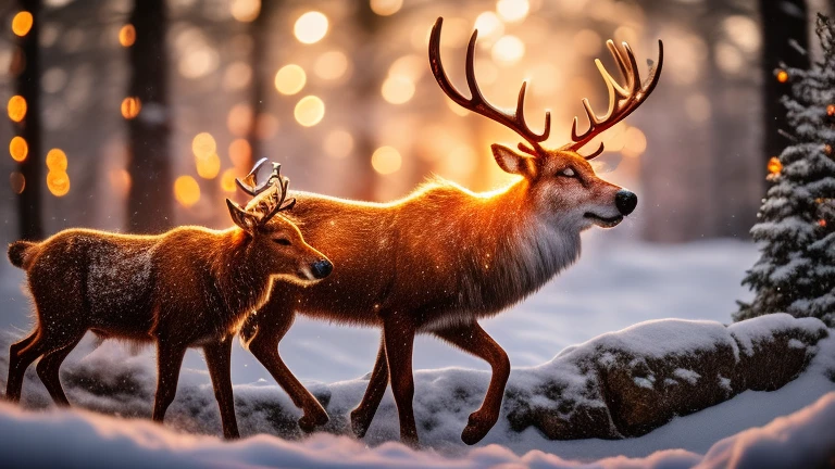 Rudolph the Red-Nosed Reindeer, depicted...