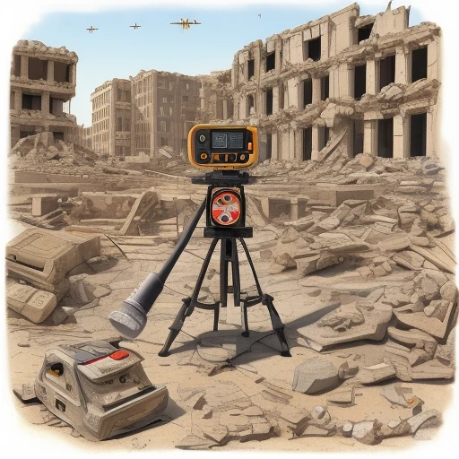 a total station caricature and an archae...