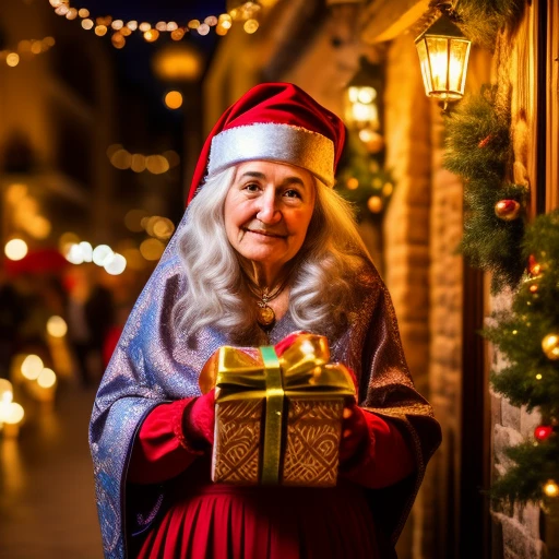 Befana   is an old woman or witch who de...