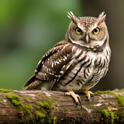 Eastern Screech Owl (Megascops asio) - A...