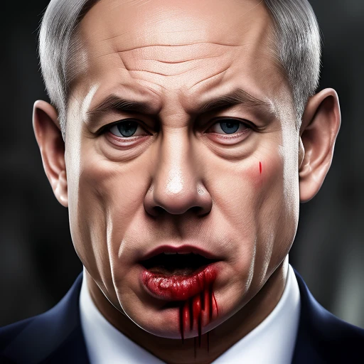 Benjamin Netanyahu inside putin, vertica...