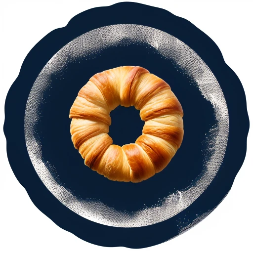 Croissant logo, icon, svg icon croissant