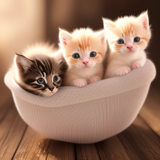 cutest new born kittens ever in 3d, ((re...